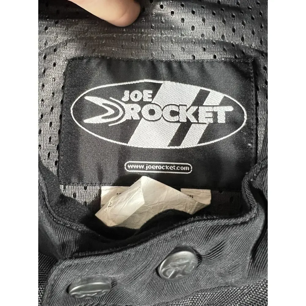Joe Rocket Ballistic Motorcycle Jacket Black Size L Men’s Made in Korea - Picture 7 of 16